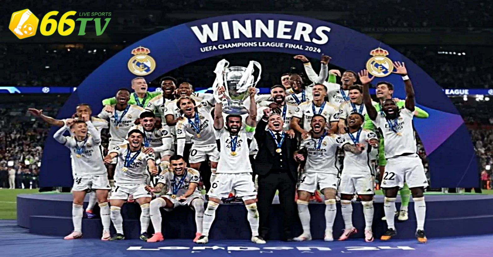 CHÍNH THỨC: Real Madrid vô địch Champions League 2023/24