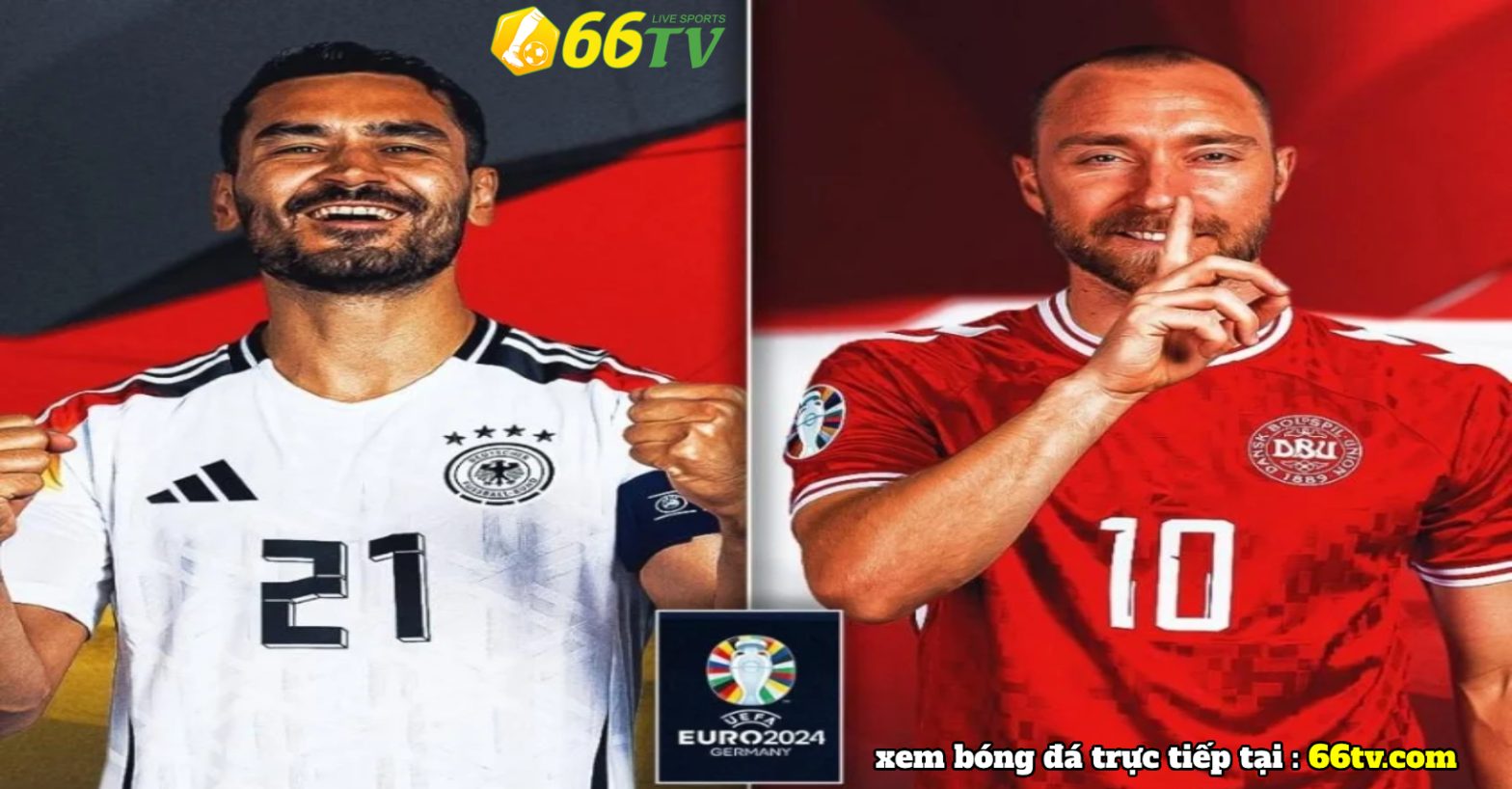 Tổng hợp trận đấu :  Germany vs Denmark