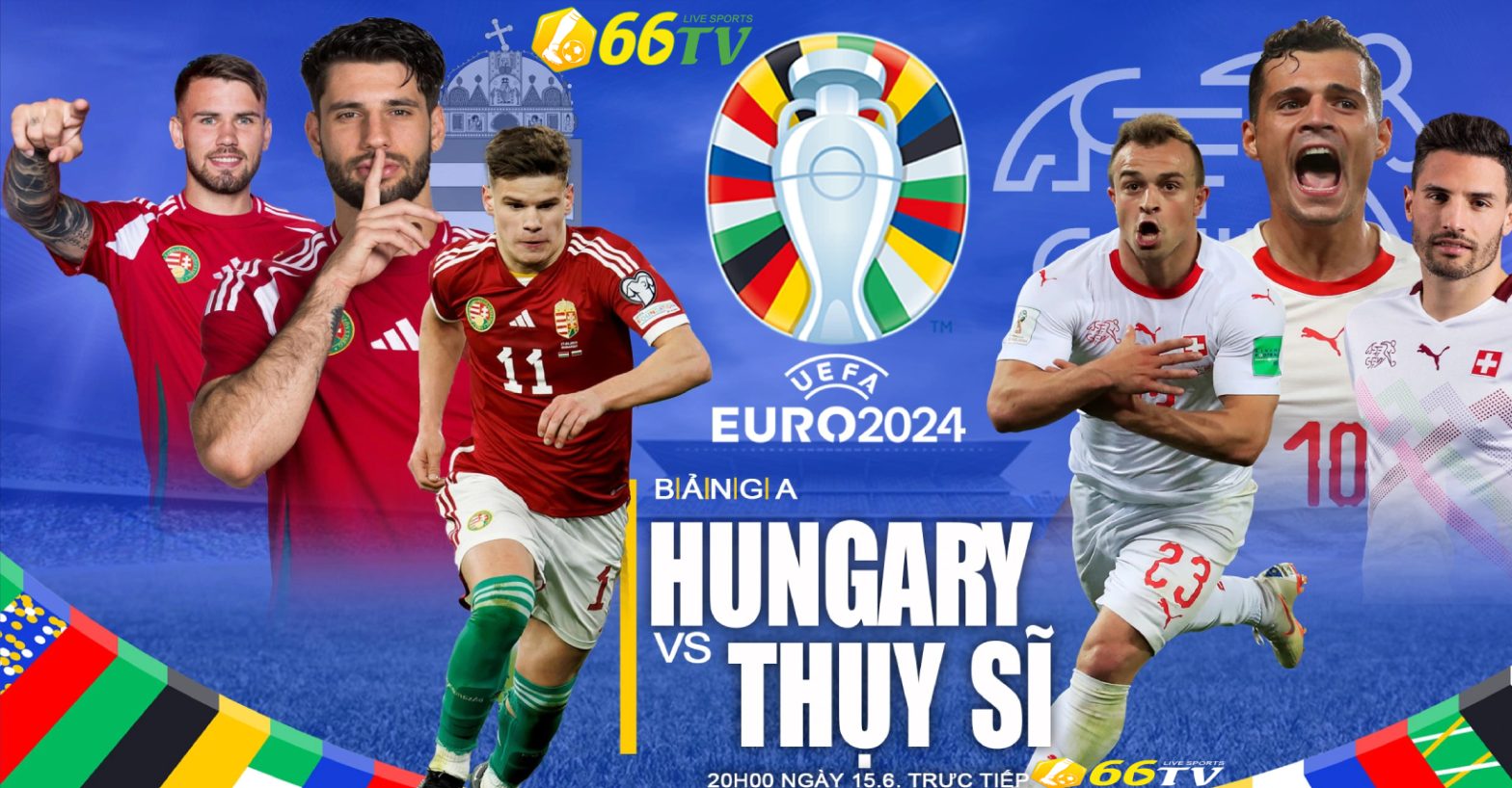 Nhận định bóng đá Hungary vs Thụy Sĩ (20h00 ngày 15/6): Cân tài cân sức