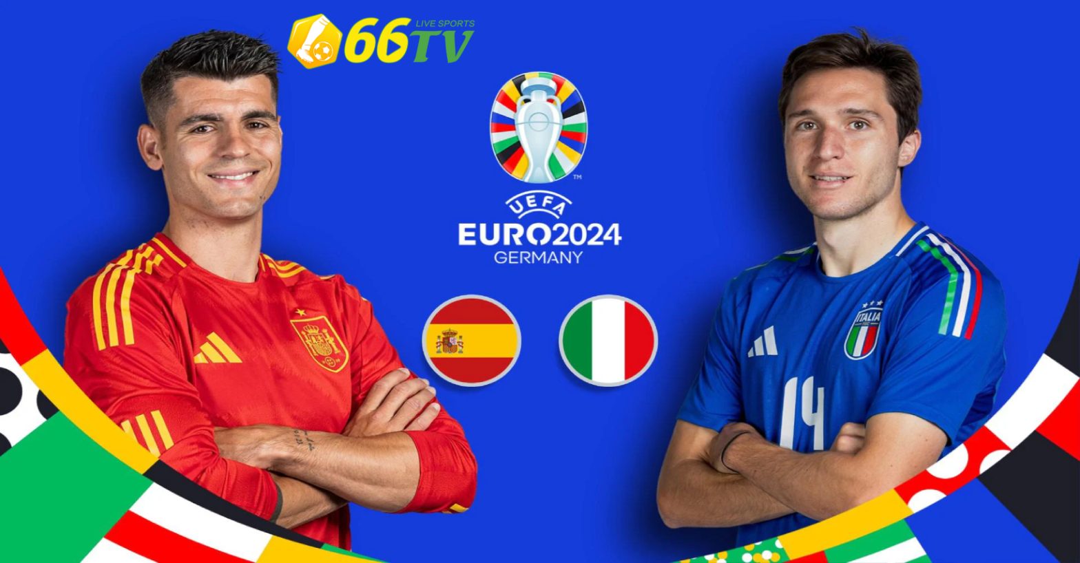 Tổng hợp trận đấu : Tây ban nha vs Italy