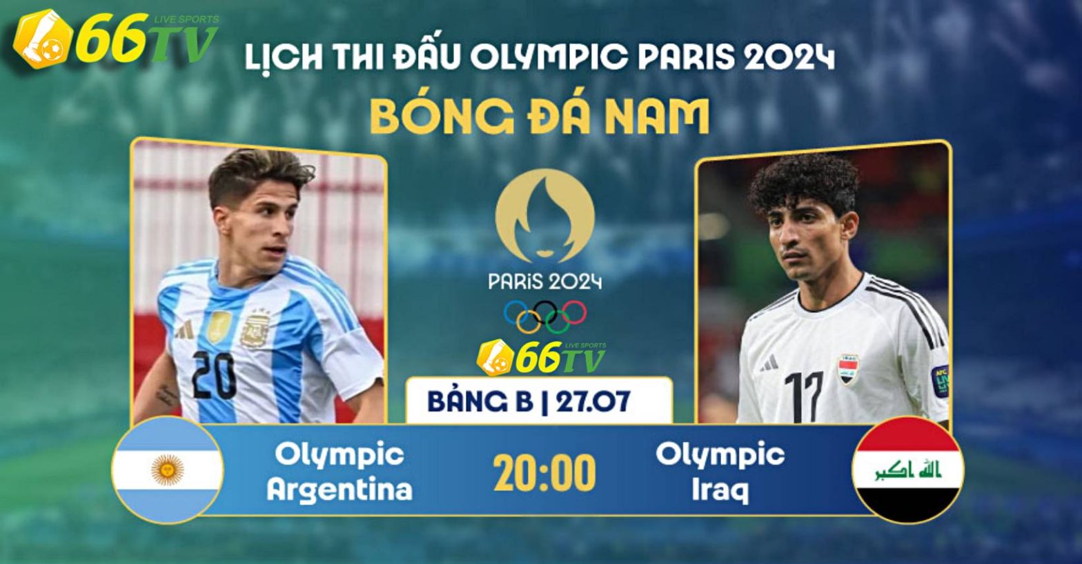 Nhận định U23 Argentina vs U23 Iraq, 20h00 ngày 27/7: Gian nan mục tiêu chiến thắng