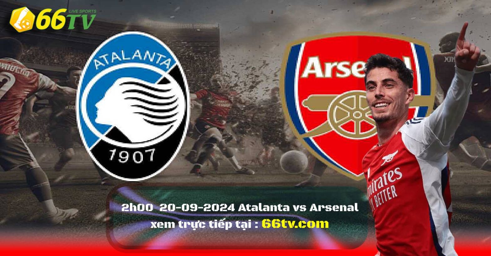 Tổng hợp trận đấu :  Atalanta vs Arsenal