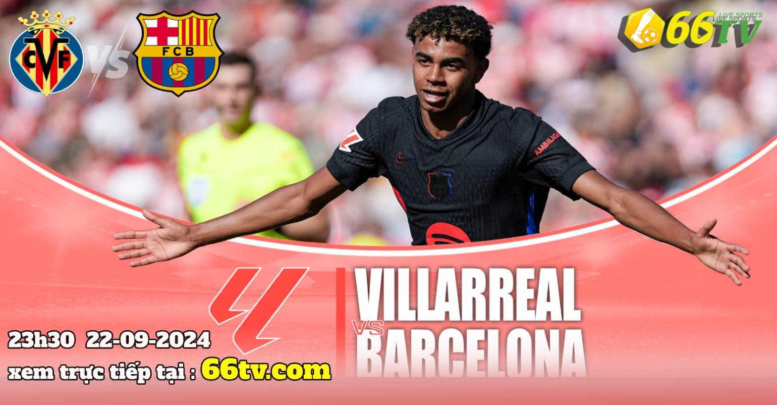 Tổng hợp trận đấu : Villarreal vs Barcelona