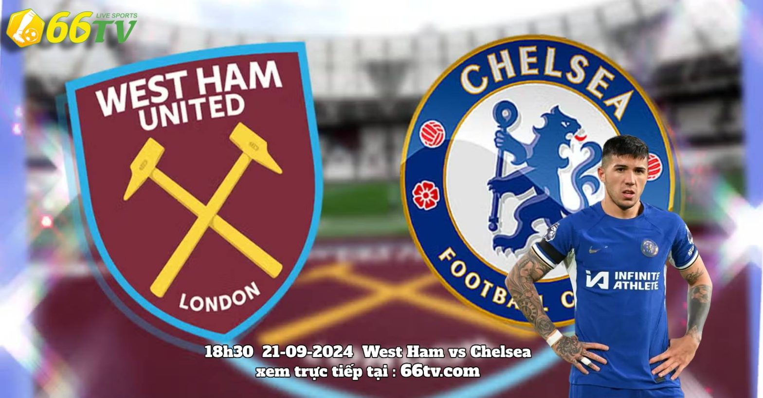 Tổng hợp trận đấu : West Ham United vs Chelsea