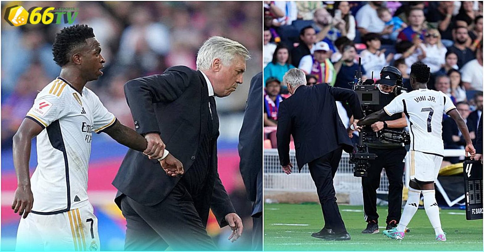 HLV Carlo Ancelotti chán ngán với Vinicius