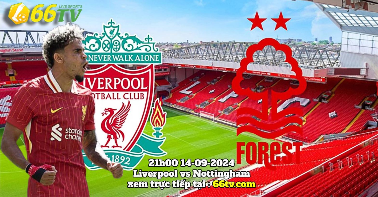 Tổng hợp trận đấu :  Liverpool vs Nottingham Forest