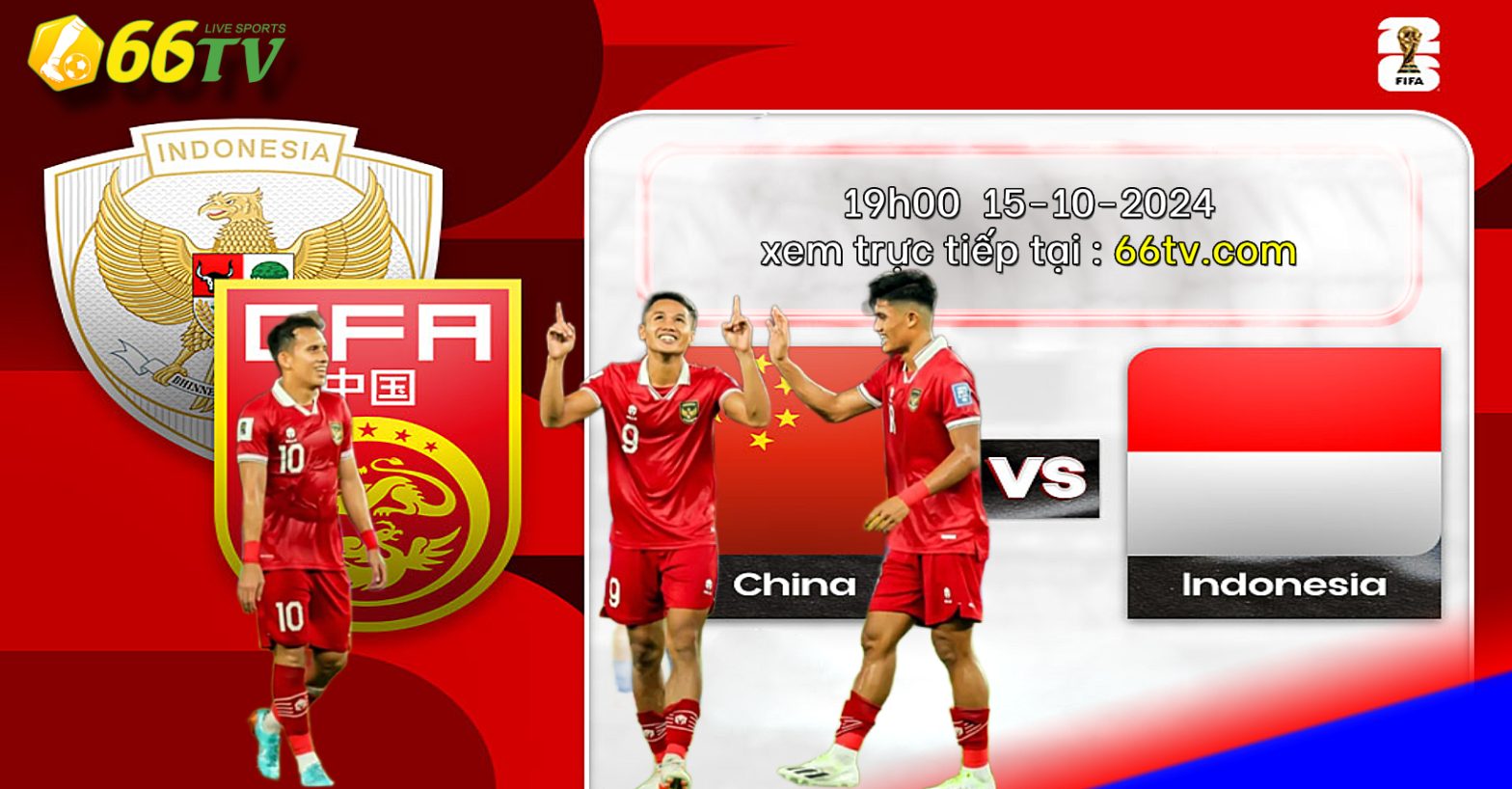 Tổng hợp trận đấu : China vs Indonesia