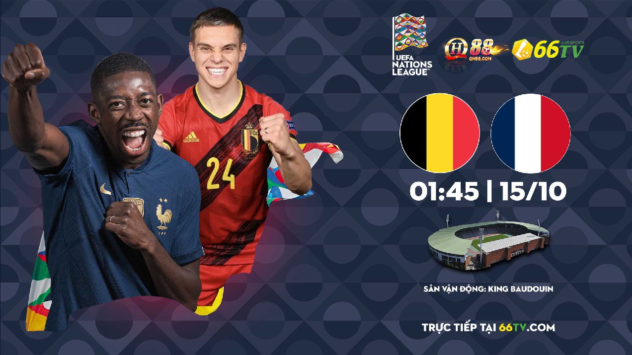 Tổng hợp trận đấu : Belgium vs France