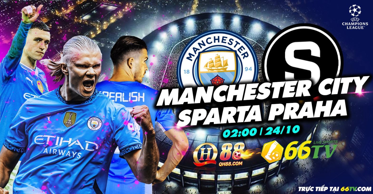 Tổng hợp trận đấu : Manchester City vs Sparta Prague