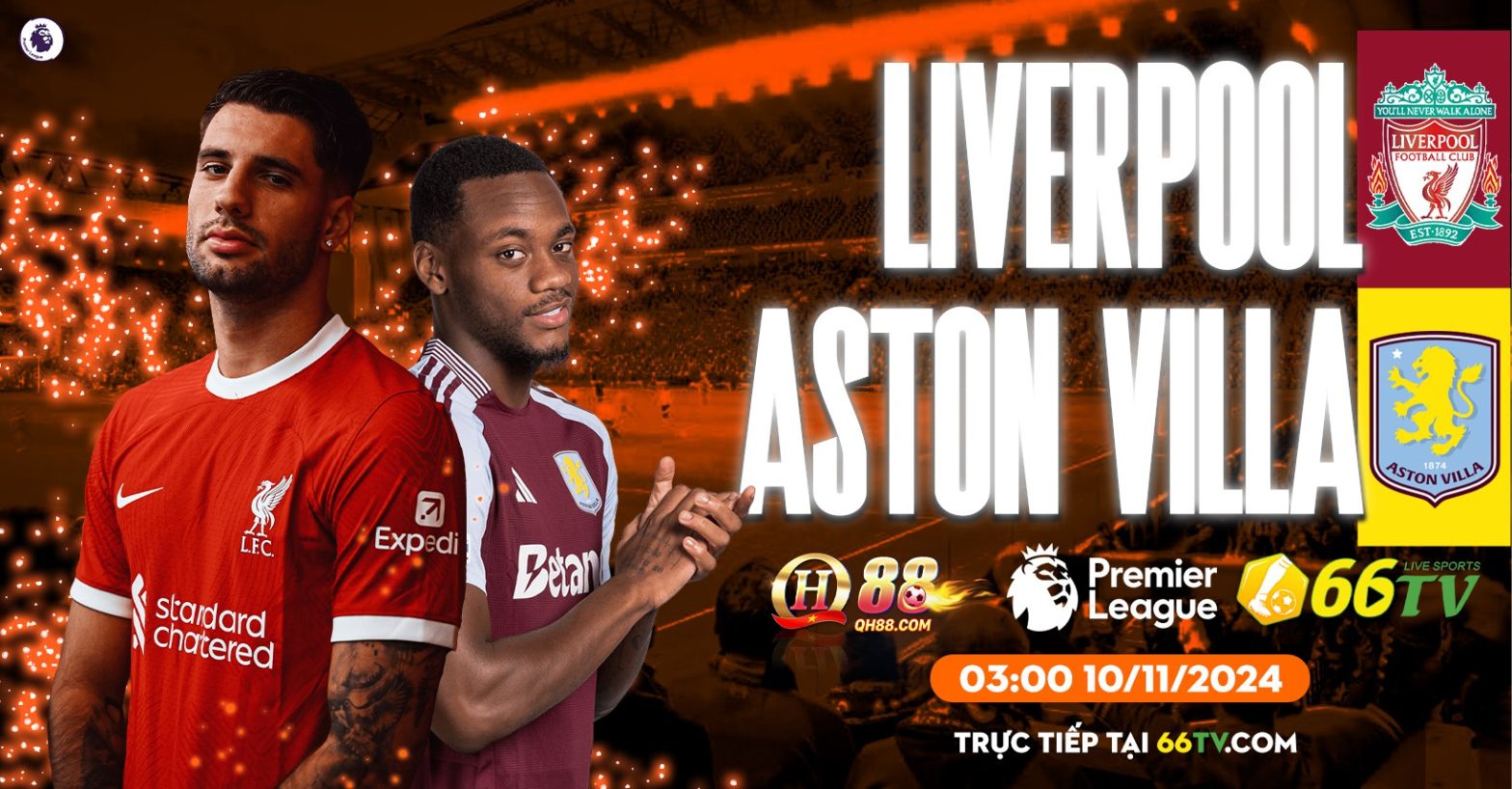 Nhận định Liverpool vs Aston Villa ( 03h00 10/11 ): Không dễ cho chủ nhà