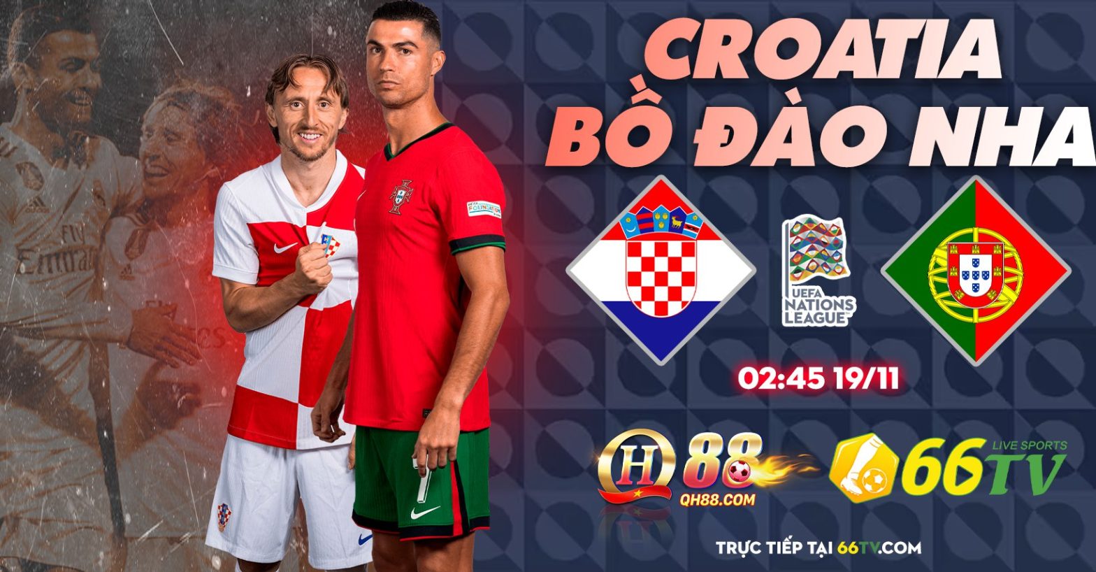 Tổng hợp trận đấu : Croatia vs Portugal