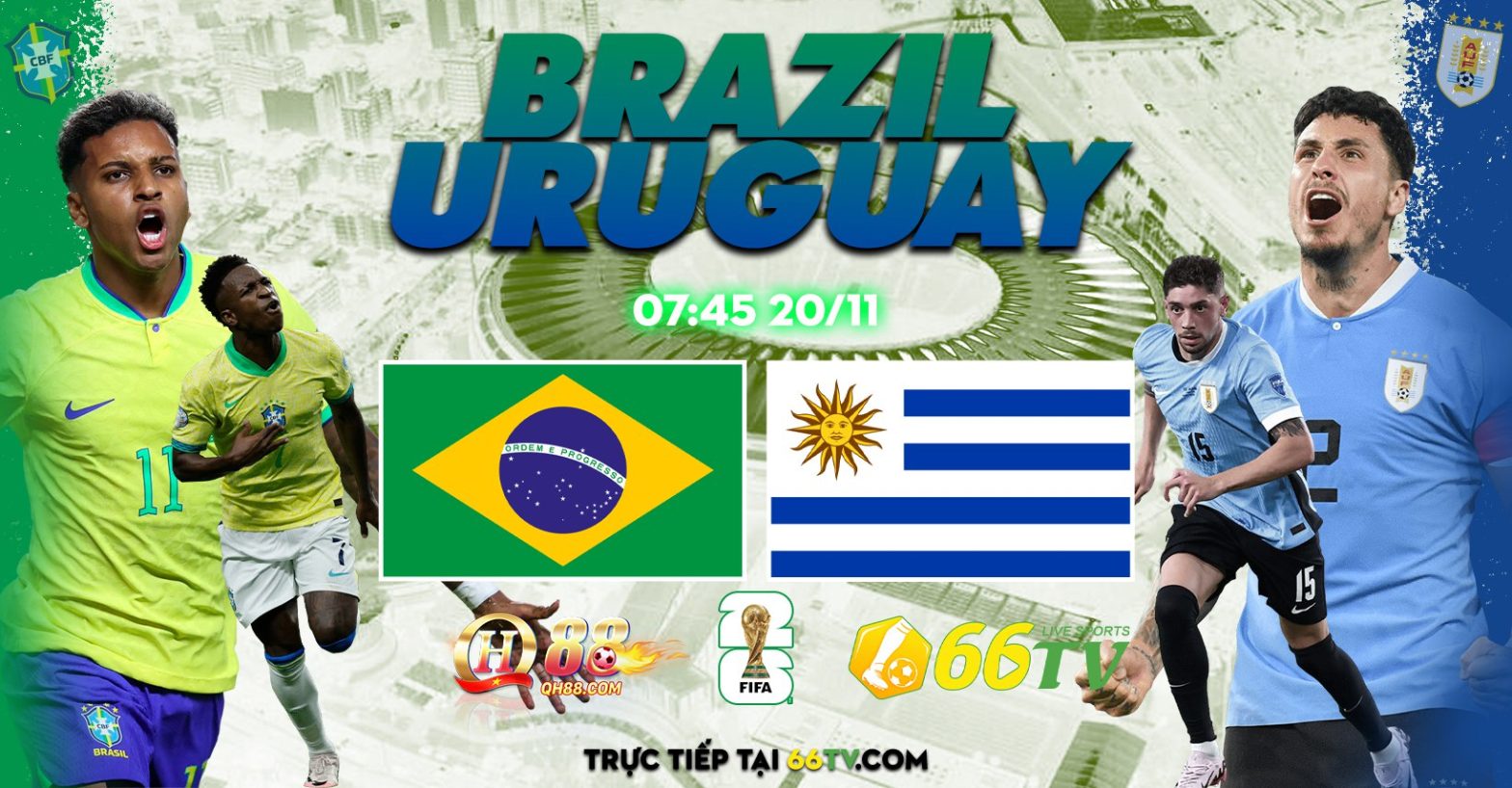 Tổng hợp trận đấu : Brazil vs Uruguay