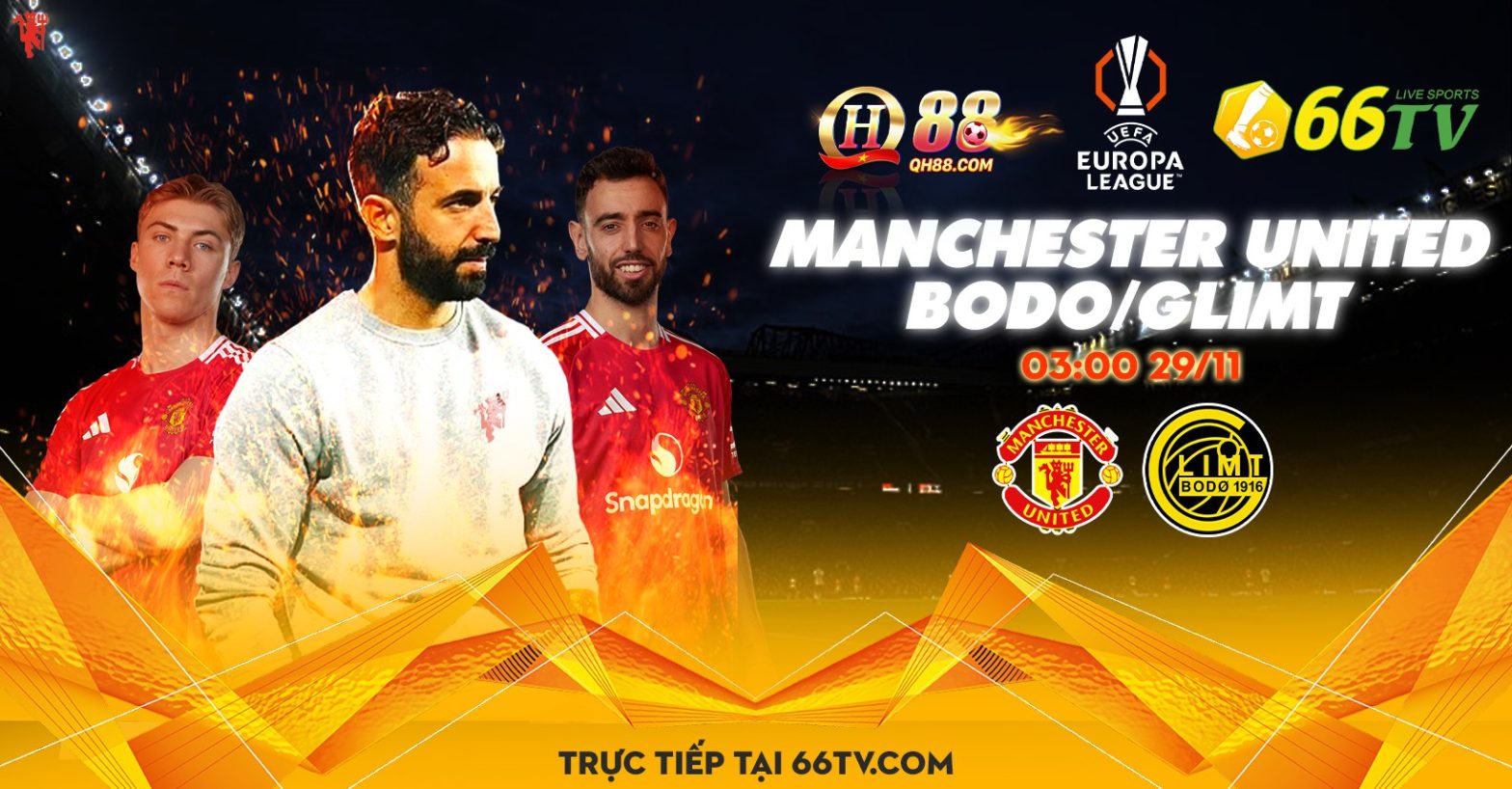 Nhận định Man United vs Bodo Glimt (03h00 29/11) : Old Trafford trên con đường huy hoàng