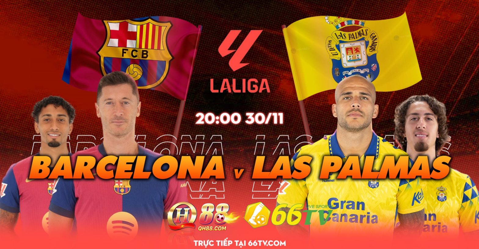 Tổng hợp trận đấu : Barcelona vs Las Palmas