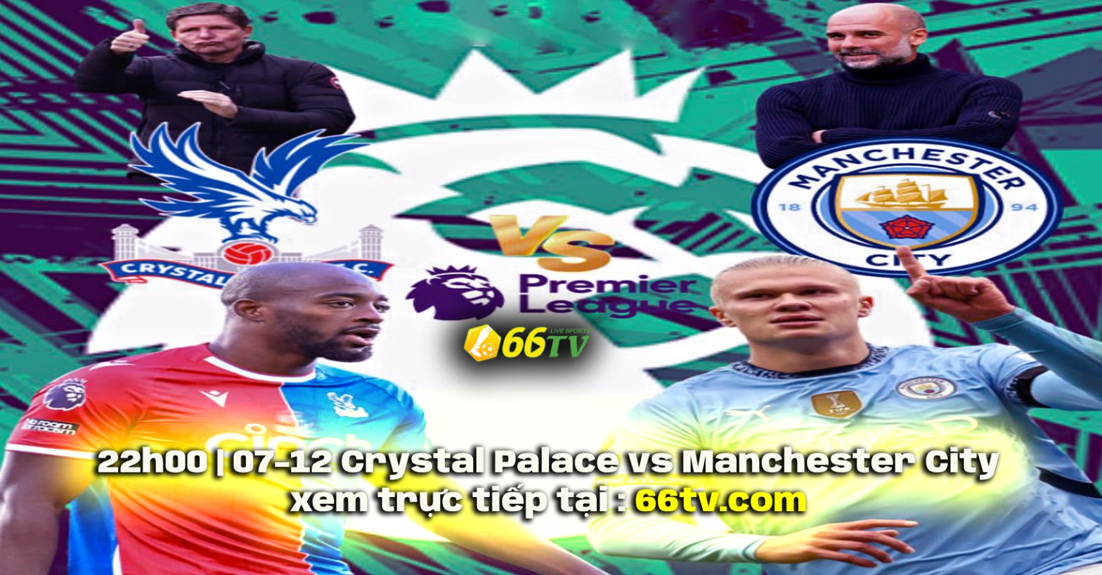 Tổng hợp trận đấu : Crystal Palace vs Manchester City