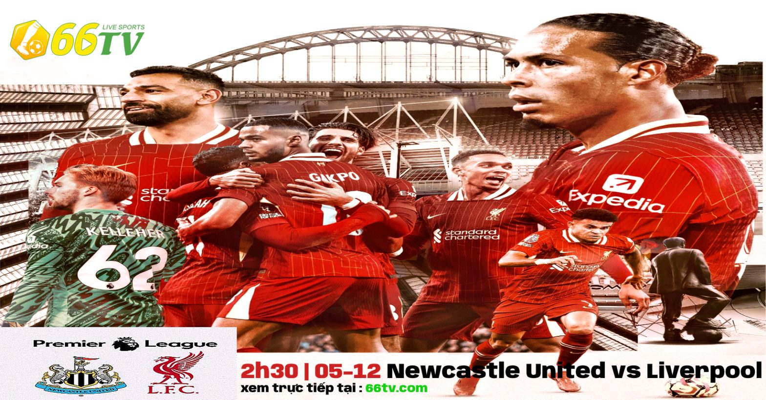 Tổng hợp trận đấu : Newcastle United vs Liverpool