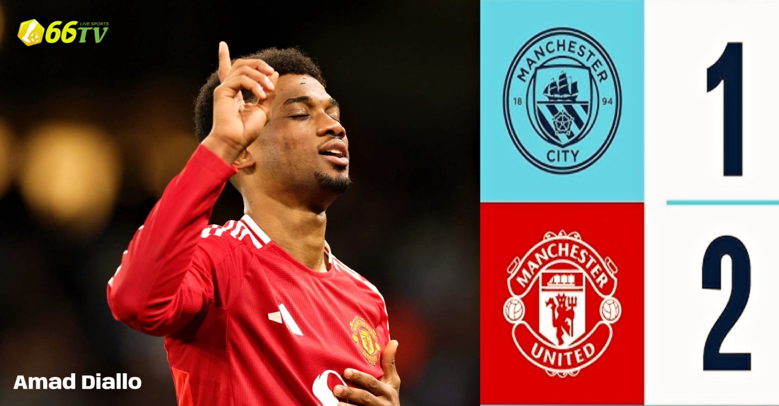 Tổng hợp trận đấu : Manchester City vs Manchester United