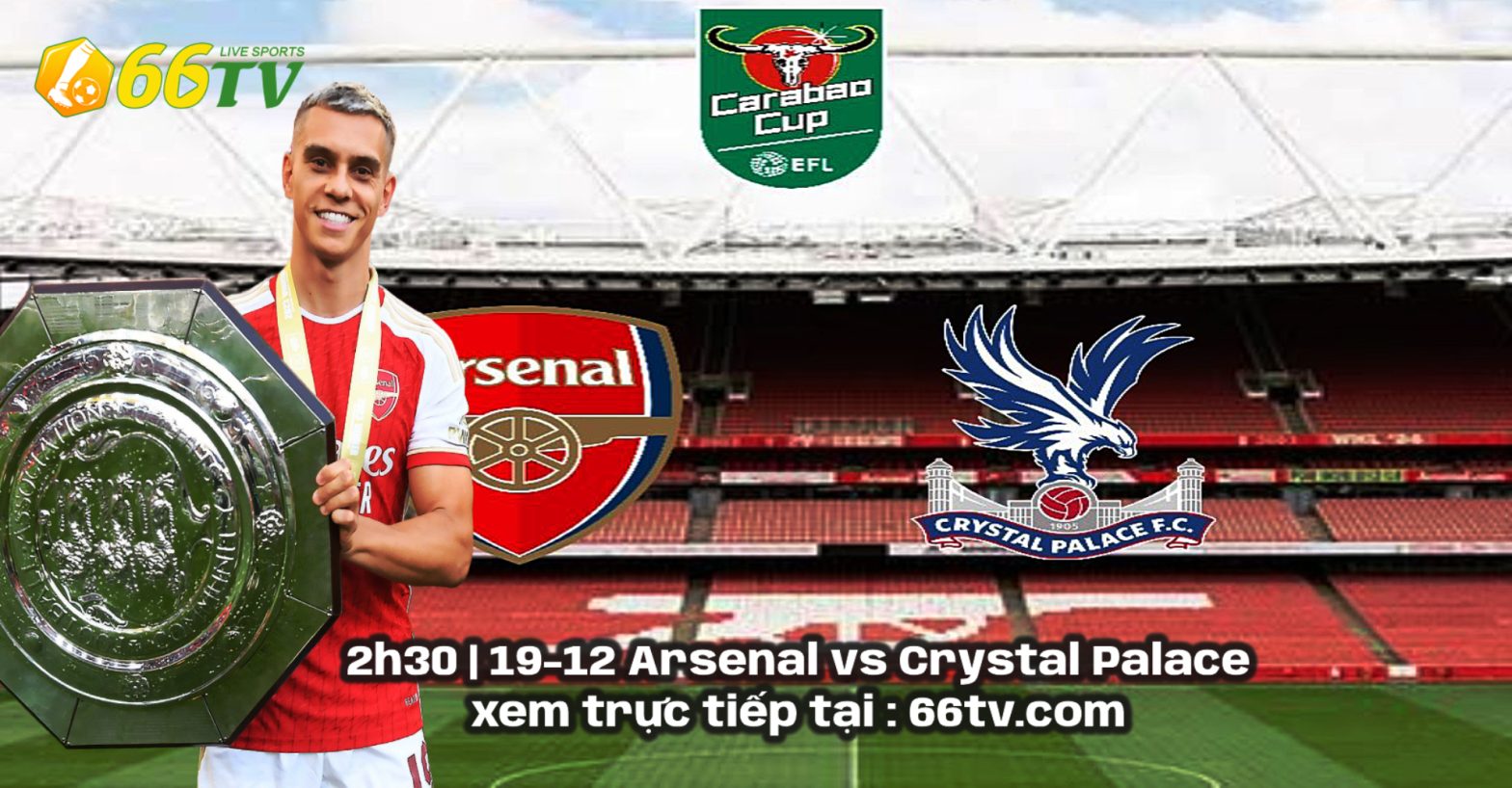 Tổng hợp trận đấu : Arsenal vs Crystal Palace