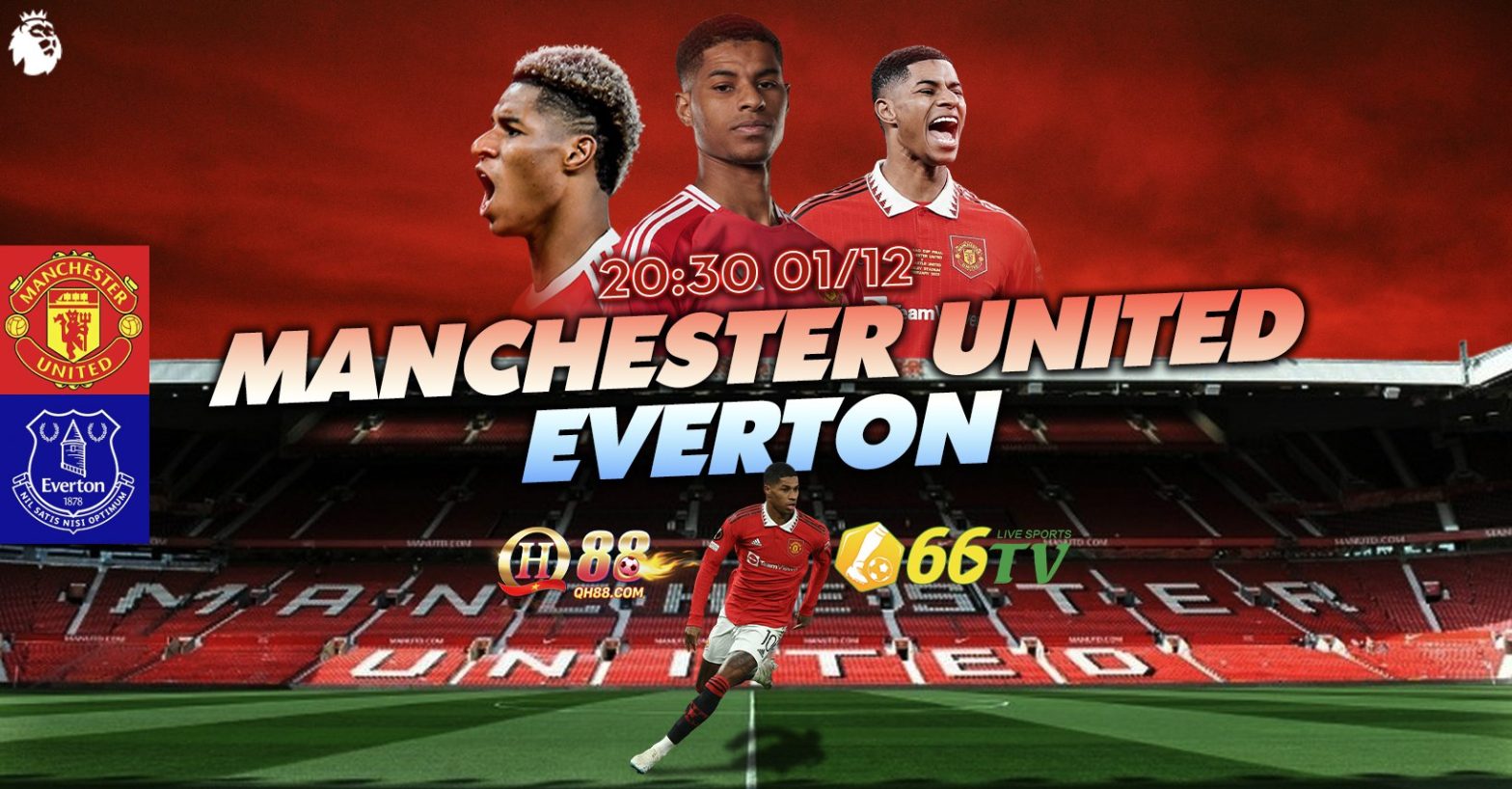 Nhận định  MU vs Everton (20h30 ngày 1/12 ) : Old Trafford triều đại mới