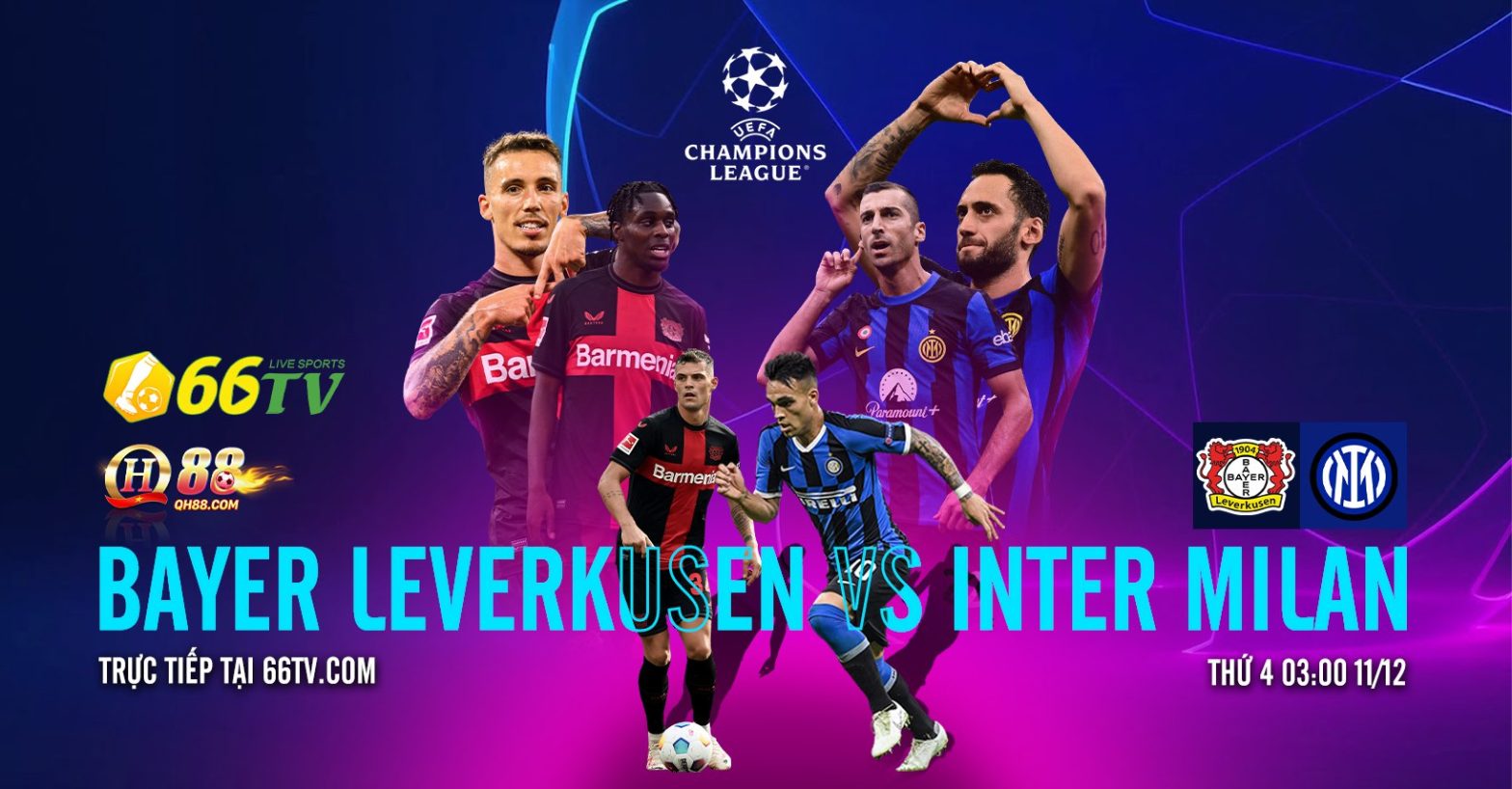 Nhận định Leverkusen vs Inter ( 03h00 11/12 ) :  Bản lĩnh của người ý