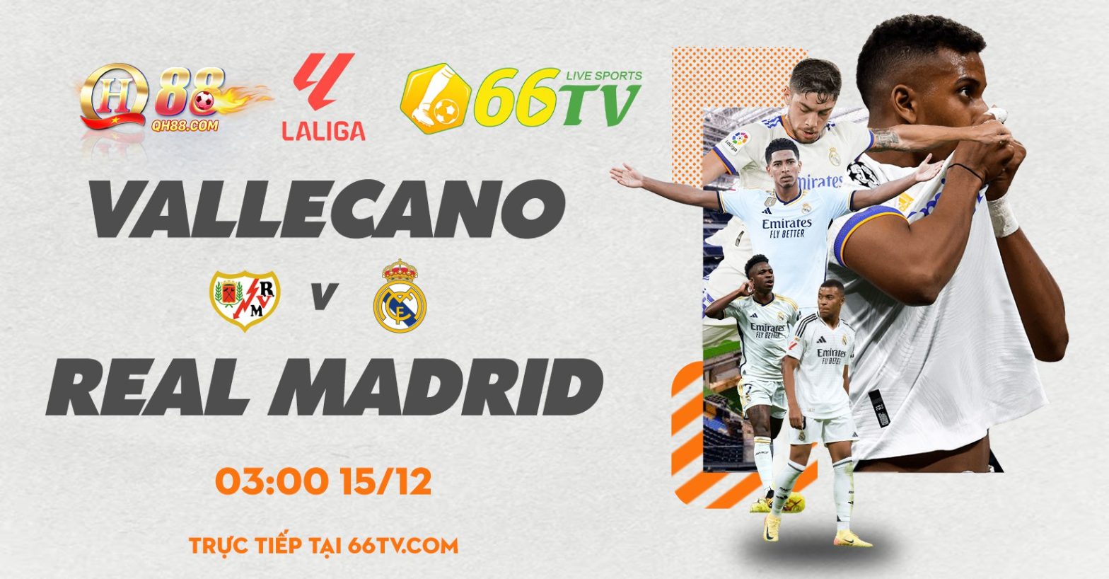 Tổng hợp trận đấu : Rayo Vallecano vs Real Madrid