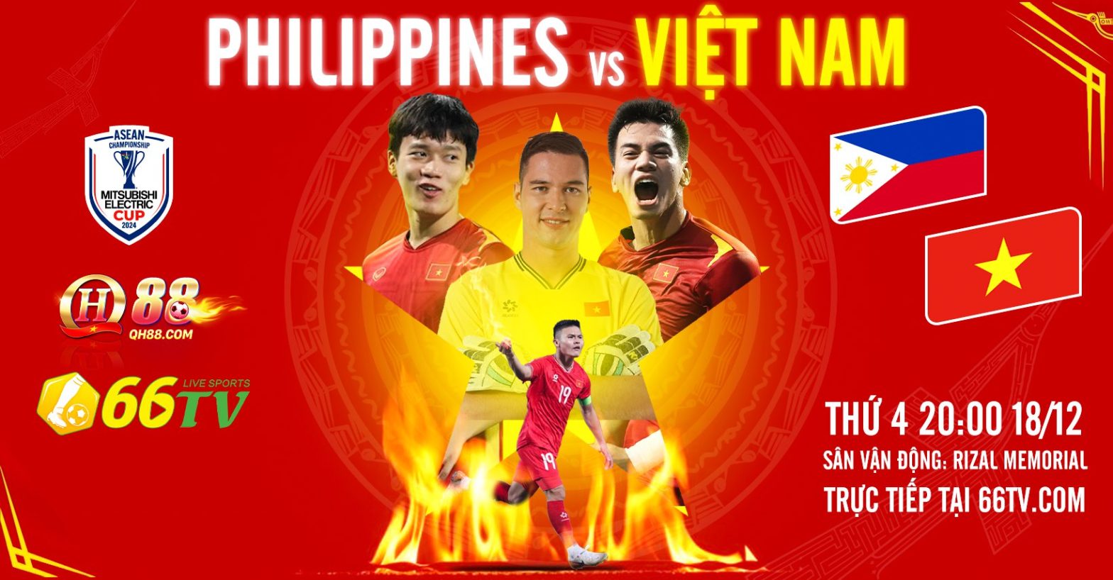 Nhận định trận đấu Philippines vs Việt Nam ( 20h00 | 18-12 )  : Mục tiêu lấy 3 điểm