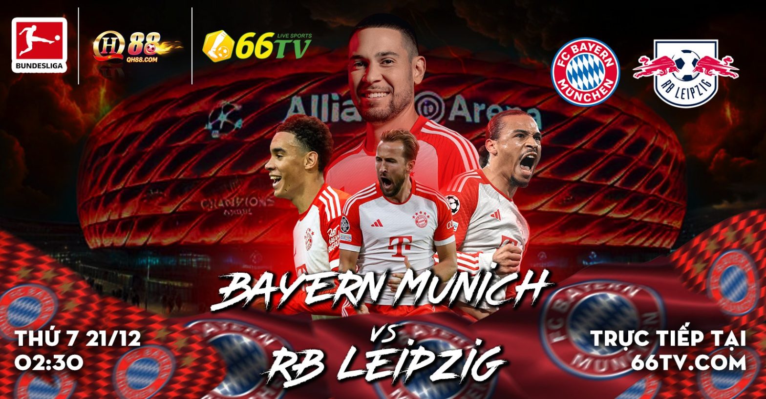 Tổng hợp trận đấu : Bayern Munich vs RB Leipzig