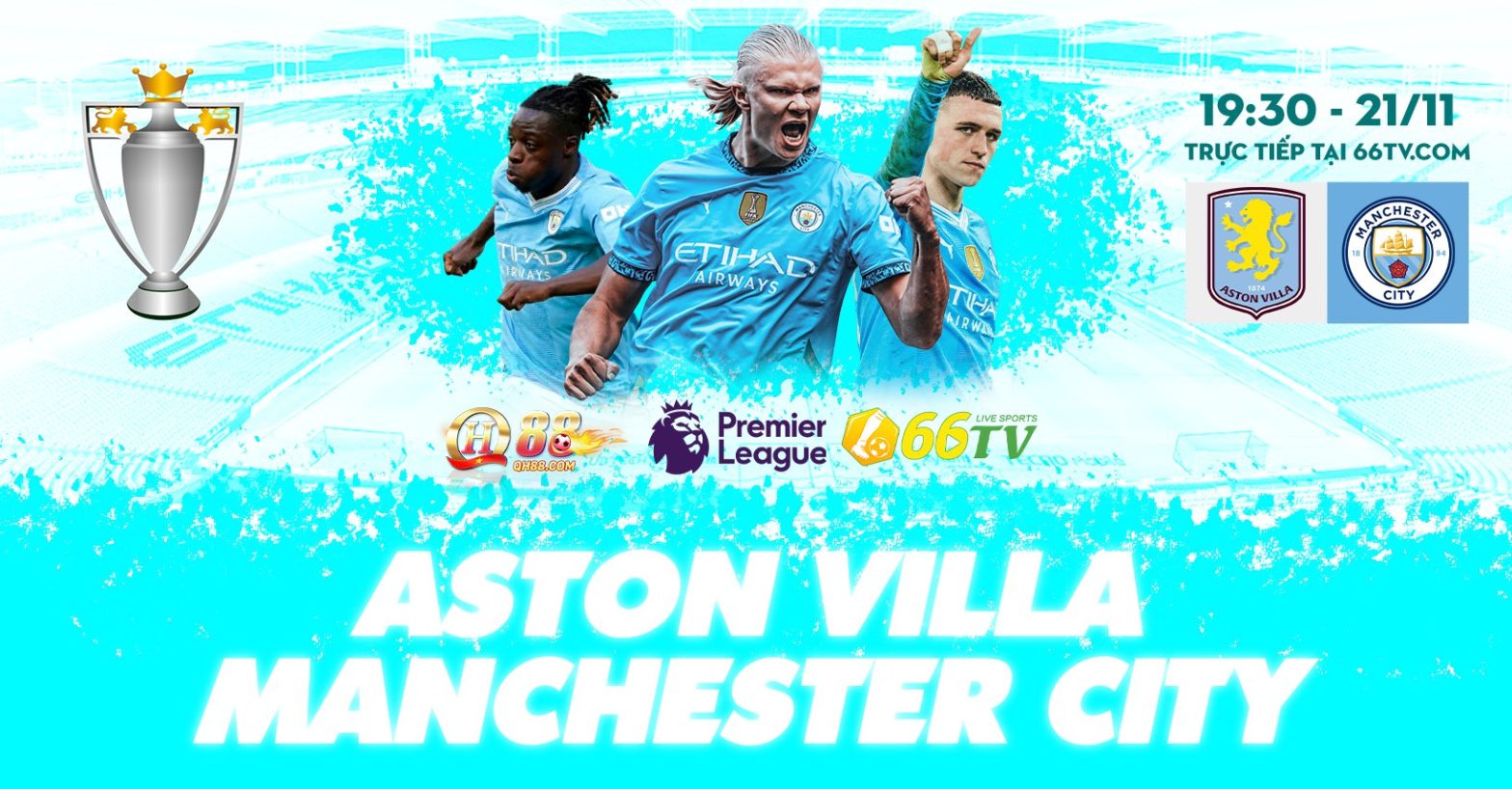 Tổng hợp trận đấu : Aston Villa vs Manchester City