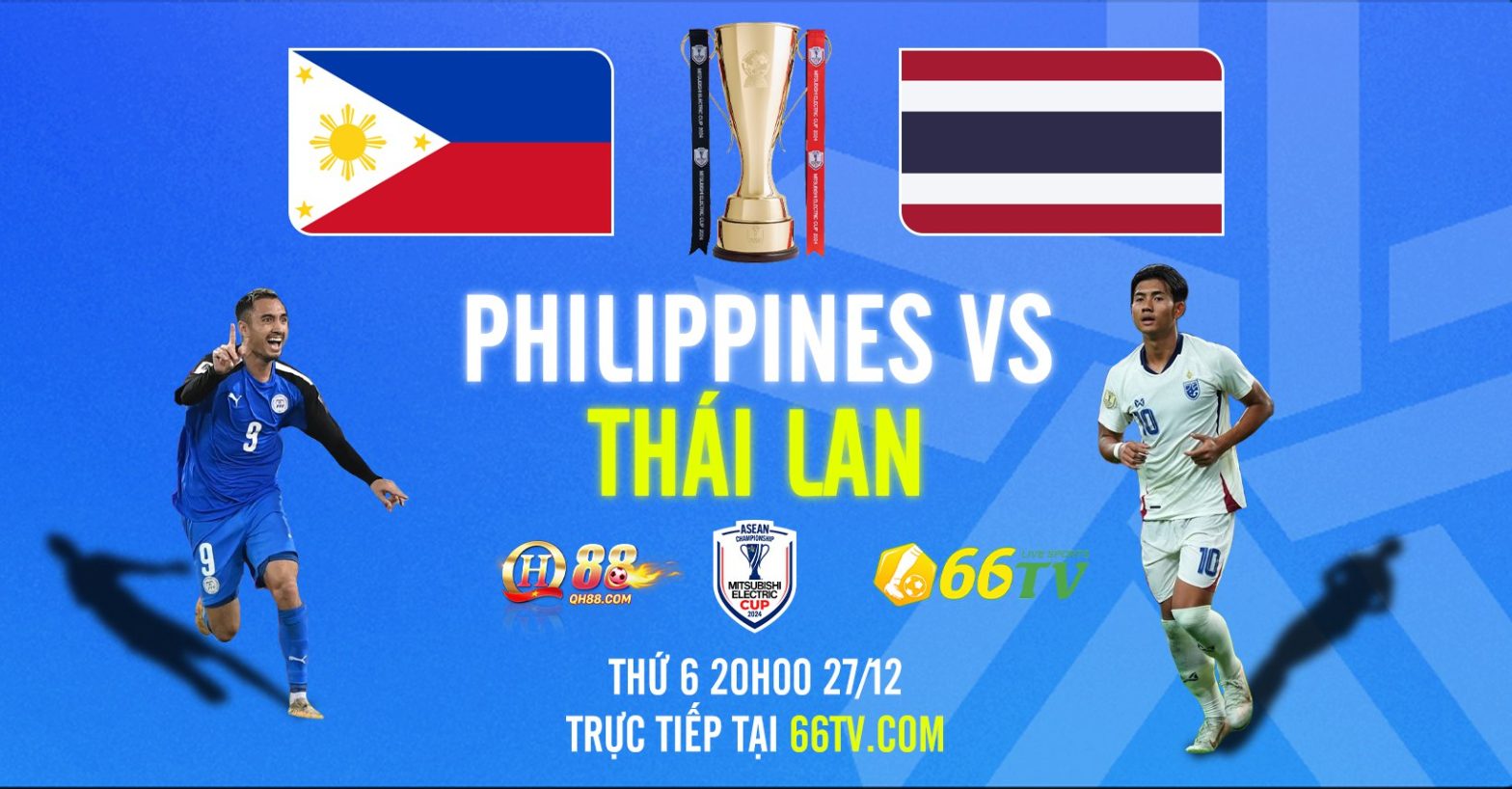 Nhận định Philippines vs Thái Lan ( 20h00 27/12 ) : Lợi thế sân nhà