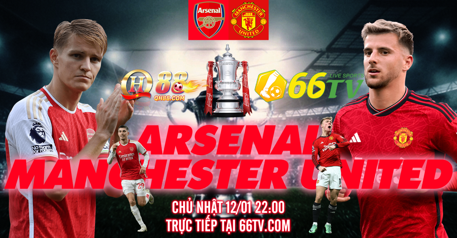 Tổng hợp trận đấu : Arsenal vs Manchester United