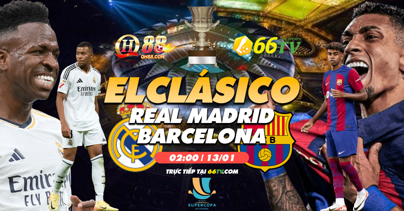 Tổng hợp trận đấu : Barcelona vs Real Madrid