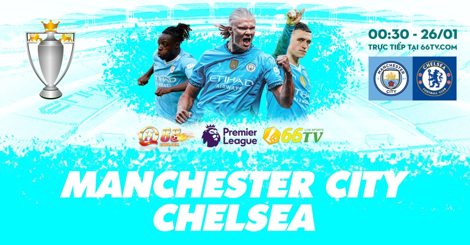 Tổng hợp trận đấu : Manchester City vs Chelsea